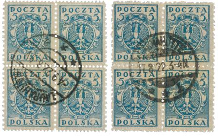 Tysk besættelse 1922 - MICHEL 1 - Stemplet