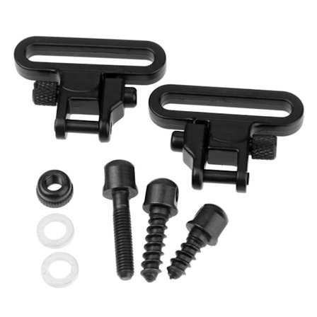 QD Sling Swivels Høj Styrke Stål 2 Hurtige Aftagelige Sling Swivels Tri Lock System Beslag med 3 Stykker Sling Swivel Studs