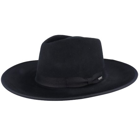 Brixton - Musta traveler Hattu - Jo Rancher Black Traveler @ Hatstore