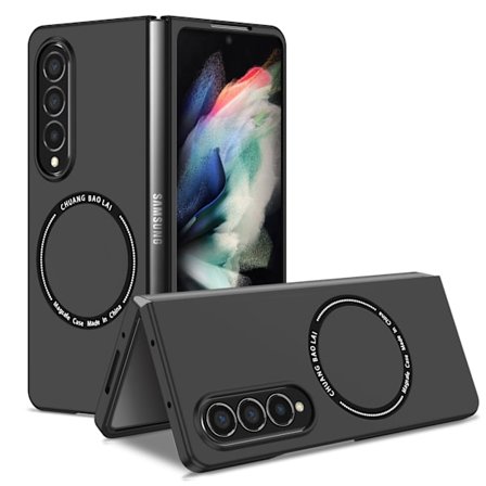 Kompatibel med Samsung Galaxy Z Fold 4 5G Slim Case, Full Body Shockproof Hard Thin PC Trådlös Laddning Skyddande Skal