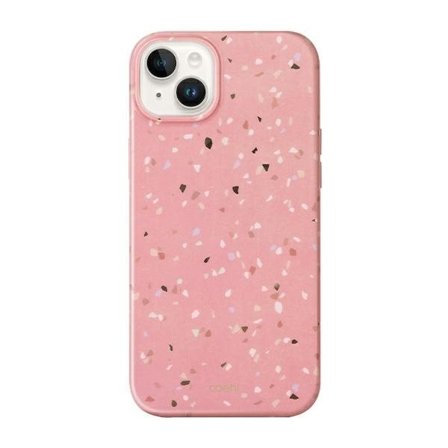 Uniq Coehl Terrazzo-kasse til iPhone 14 - pink