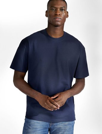 Bread & Boxers Heavy Tee - Navy - XXL