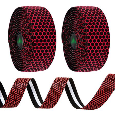 Styrbånd til cykel, styrbånd til racercykel, styrindpakning 2 ruller til racercykler og cykling, med tilbehør