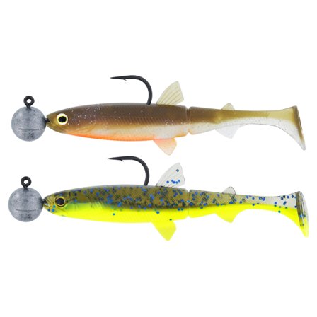 Westin Hypoteez Shadtail R'N'R 9cm, 7g #4/0 (2-pack) - Dark Water Mix