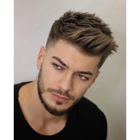 IC Män mode korta peruker naturligt mänskligt hår