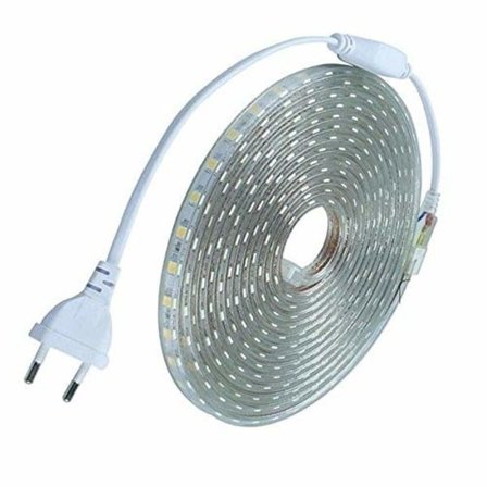 Komplet LED-strip kit 10 meter 220V silikone vandtæt