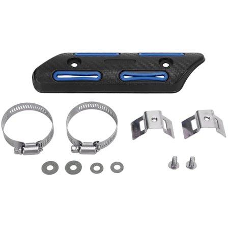 Varmebeskyttende Deksel for Eksosrør til 4-takts Motorsykler, ATV-er, UTV-er, Terrengkjøretøy, Blå