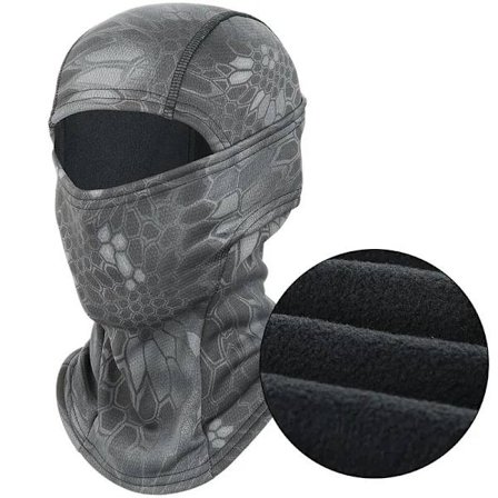 Multicam Camouflage Fleece Balaclava Tactical Airsoft Military Paintball Army Bicycle Neck Gaiter Hat Full Face Cover Men Women