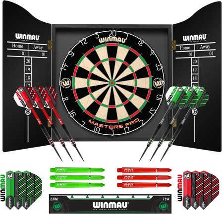 Winmau Masters Pro Dartboard Cabinet Set – Winmau.com