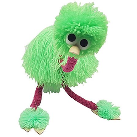 Legetøj Dukke struds på strenge, sjov struds marionet marionet håndlavet struds marionet dukker snoredukke