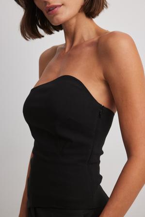 NA-KD Haut bandeau asymétrique - Haut tube - Noir - EU 44