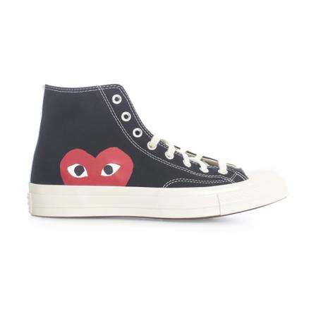 Comme des Garçons Play Sneakers Sort, Herre, Størrelse: 42 1/2 EU