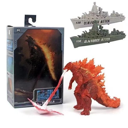 Godzilla vs. Kong Leksak Actionfigur, Rörliga Leder Godzilla Actionfigur