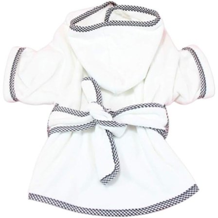 Hundbadrock, Valp Badrock med Huva Snabbtorkande Mikrofiber Hundtork