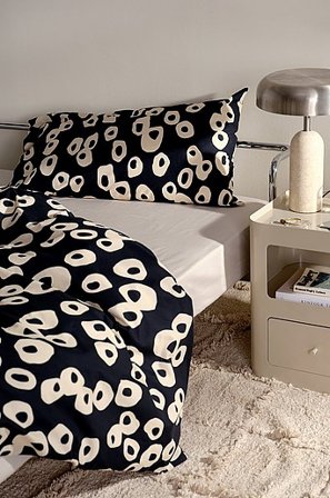 Jotex - Örngott 50x90 Cm Ekologisk Svart/vit OVO - Köp Örngott hos Jotex