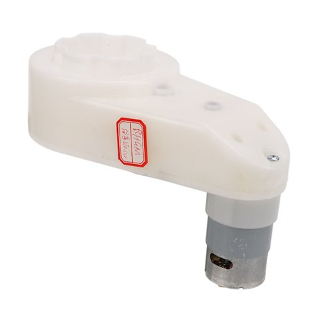 550 12V Børns Elektrisk Bilmotor Gearkasse 12000RPM Motorcykel Bilmotor Variabel Hastighed Barnevogn Tilbehør Hvid