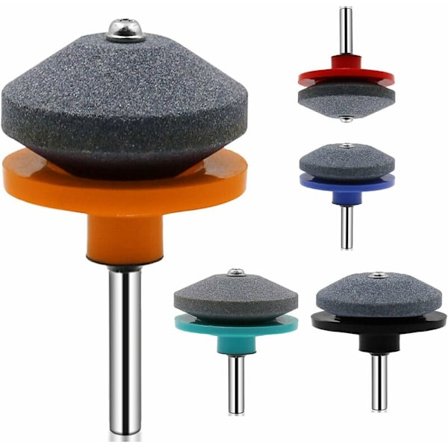 5 stk. plæneklipper slibemaskine tilbehør roterende fil boremaskine passer til roterende plæneklippere, skovle, plæneklippere, økser og andre 