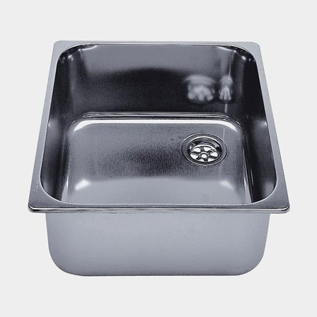 Spülbecken Boot, rechteckig, 350 x 325 mm, Edelstahl, Silber - Boot
