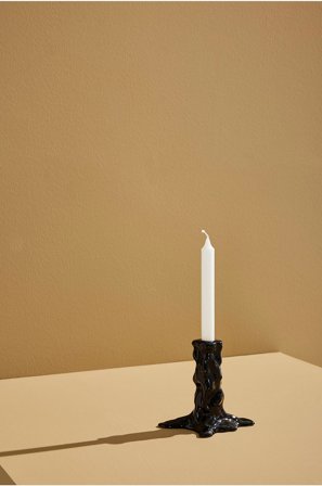 Pastill - Bearnie lysestage lille - Sort - Lysestager & lanterner - Fra Homeroom