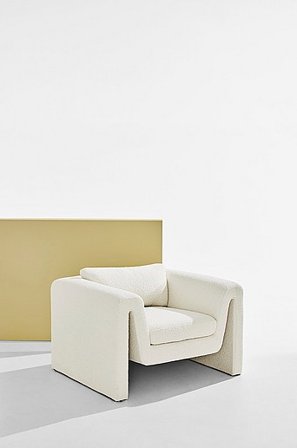 Jotex - Sessel Bouclé Bouclé/Sperrholz/Polyester/Polyätherschaum Mika - Kaufen Pastill - Möbel bei Jotex