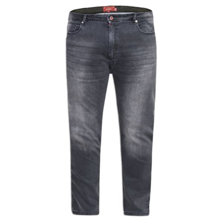Duke Herr D555 Benson Stretch Tapered Kingsize Jeans 36XL Grå