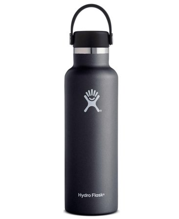 HydroFlask 620ml Standard Mouth Svart