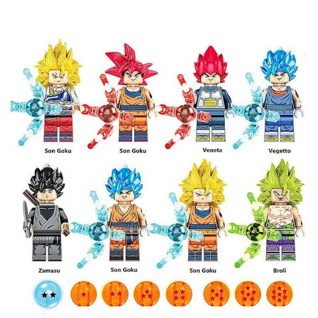 Dragon Ball Minifigur Byggklossar Barnleksaker Set