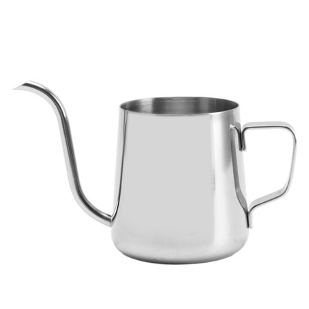 Hario V60 Häll över Kaffedroppare Lång Smal Pip 304 Rostfritt Stål Svanhals Handdropps Tekanna 250ml Silver
