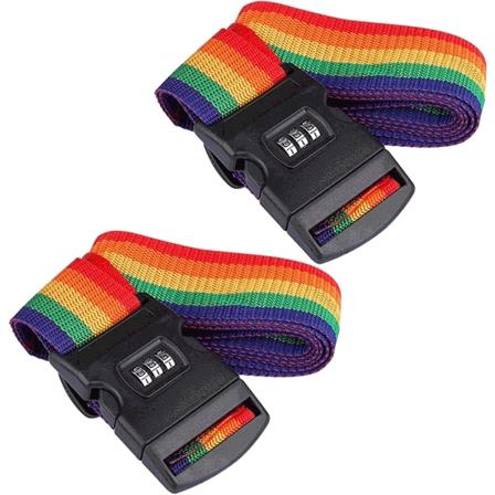 2 kappaletta matkalaukkuhihnaa 1,9 m * 5 cm, säädettävät matkalaukkuhihnat