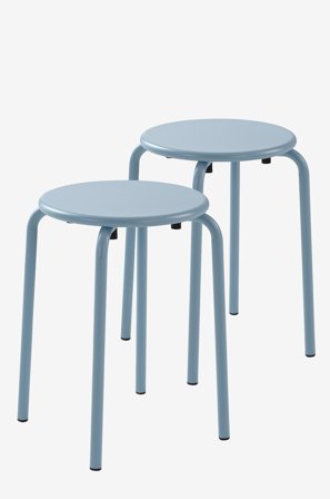 Jotex - 2-pakke Stol Pigeon blue - DINAN - Kjøp Hagestoler & -krakker hos Jotex