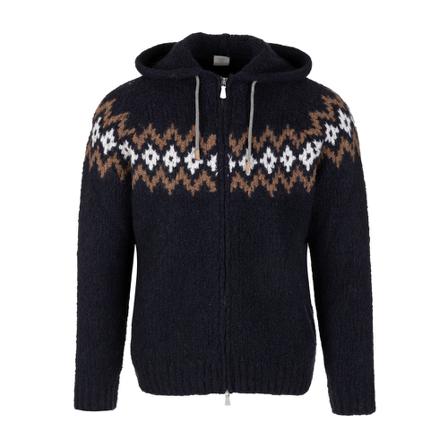 Eleventy, Round-neck Knitwear Blauw, Heren, Maat:XL