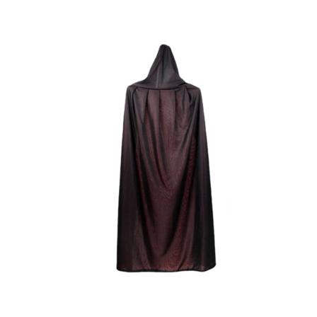 Cape Cosplay Andningsbar Kappa Finklänning Med Hatt/ställkrage