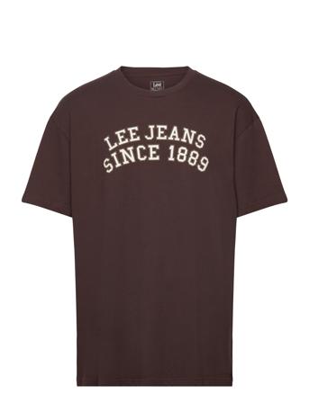 Ss Tee Brown Lee Jeans