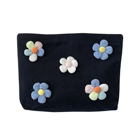 Kosmetiktaske med stor kapacitet SORT