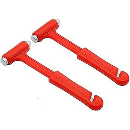 Bilsikkerhetshammer, knuser glassvindu, hammer for nødsituasjoner, multiverktøy for bil, rømningsverktøy for bil, sikkerhetsverktøy for bil, 