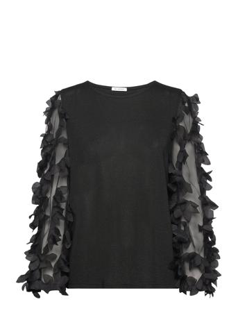 Hero Top Bluse Langermet Svart Ida Sjöstedt*Betinget Tilbud