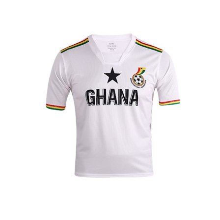 Sports Ghana Fodbold T-shirt – Jersey Style Kortærmet Sports Nationalt Fodboldhold Grafisk Sports T-shirt