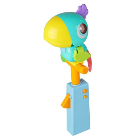 Elektronisk tala prata skiva fåglar barn kul leksak vifta vingar söt papegoja upprepningar fågel