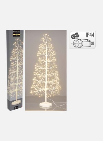 Juletre Glory 600 lys IP44 H100 - hvit