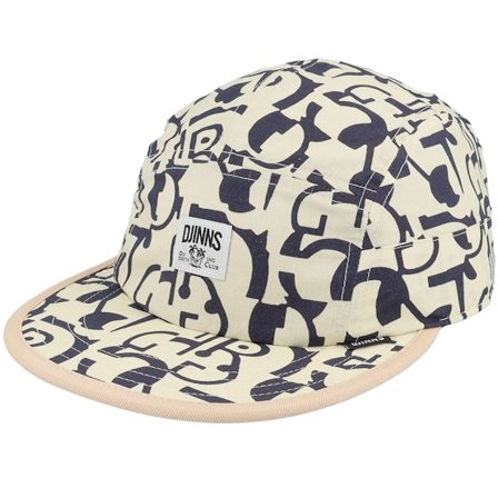 Djinns - Soft Fc Simple Aztek Beige/Black 5-Panel 5panel Beige Cap - @ Hatstore