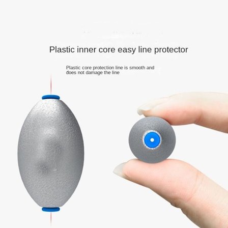 10 kpl Fishing Lead Sinkers Fishing Weight Sinker 50G 50G