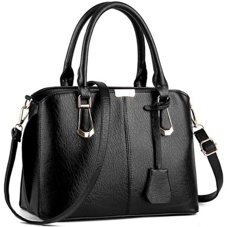 Vintage Dame Håndveske Crossbody/Skulderveske Dame Håndveske Avtakbar Skulderrem Romslig Håndveske Flere Bæremuligheter for Arbeid Hverdag