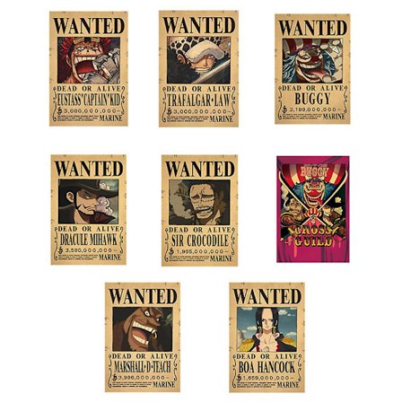 42 X 28,5 cm OnePiece HD Målning Affisch Set Konstpapper