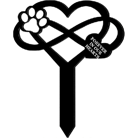 Mindesten til kæledyr Gravsten Kæledyr Mindestav Hundepote Kondolence Gravplade Stav Hundekirkegård Havestav Mindesten Gravstav Vandtæt Have Gr