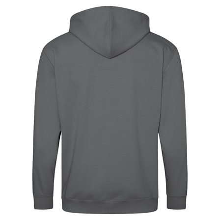 Awdis Plain Mens Hooded Full Zip Hoodie / Zoodie M Storm Grey