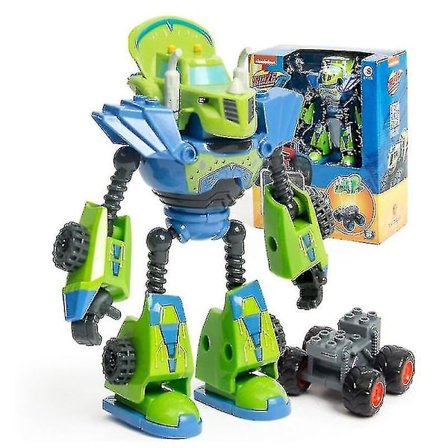 Blaze Monster Machines Anime Figur Cartoon Plast/legering Deformerad Bil Actionfigur Modell Barnleksaker Barnfödelsedagspresenter - Actionfigurer
