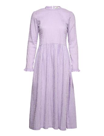 Crinckle Pop Docca Dress Purple Mads Nørgaard