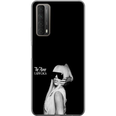 Yhteensopiva Puhelinkuori Huawei P smart 2021 Stranger Things juliste, jossa pyöräily siluetteja ja punainen salamamyrsky dramaattisessa retro -muodos