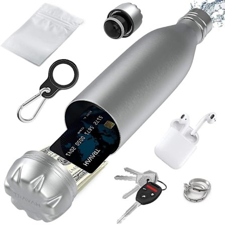 Hemmelig Skjult Safe Stål Vannflaske Safe Pengerboks Hemmelig Gjemmested Spot Kan Skjulte Safes Oppbevaringsrom For Kort Nøkler Kontanter