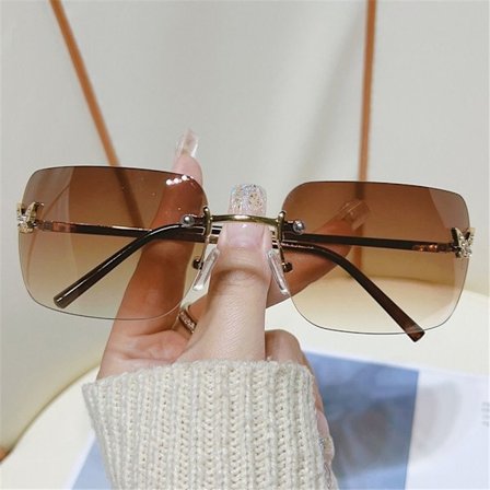 Rhinestone Butterfly Solglasögon Y2K Solglasögon för kvinnor